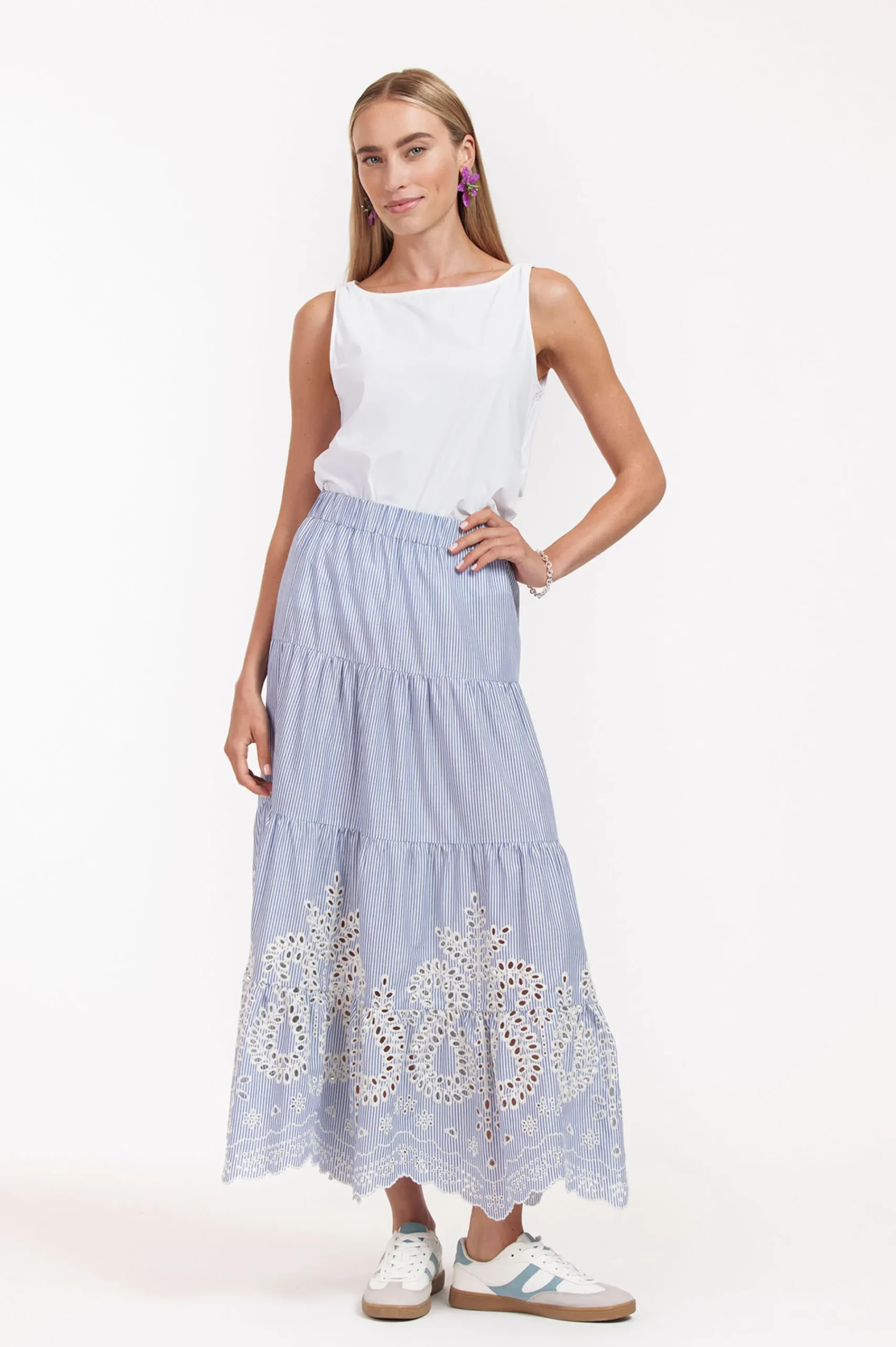 Studio Anneloes Nola embroidery skirt -