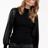 Studio Anneloes Noortje faux leather pullover -