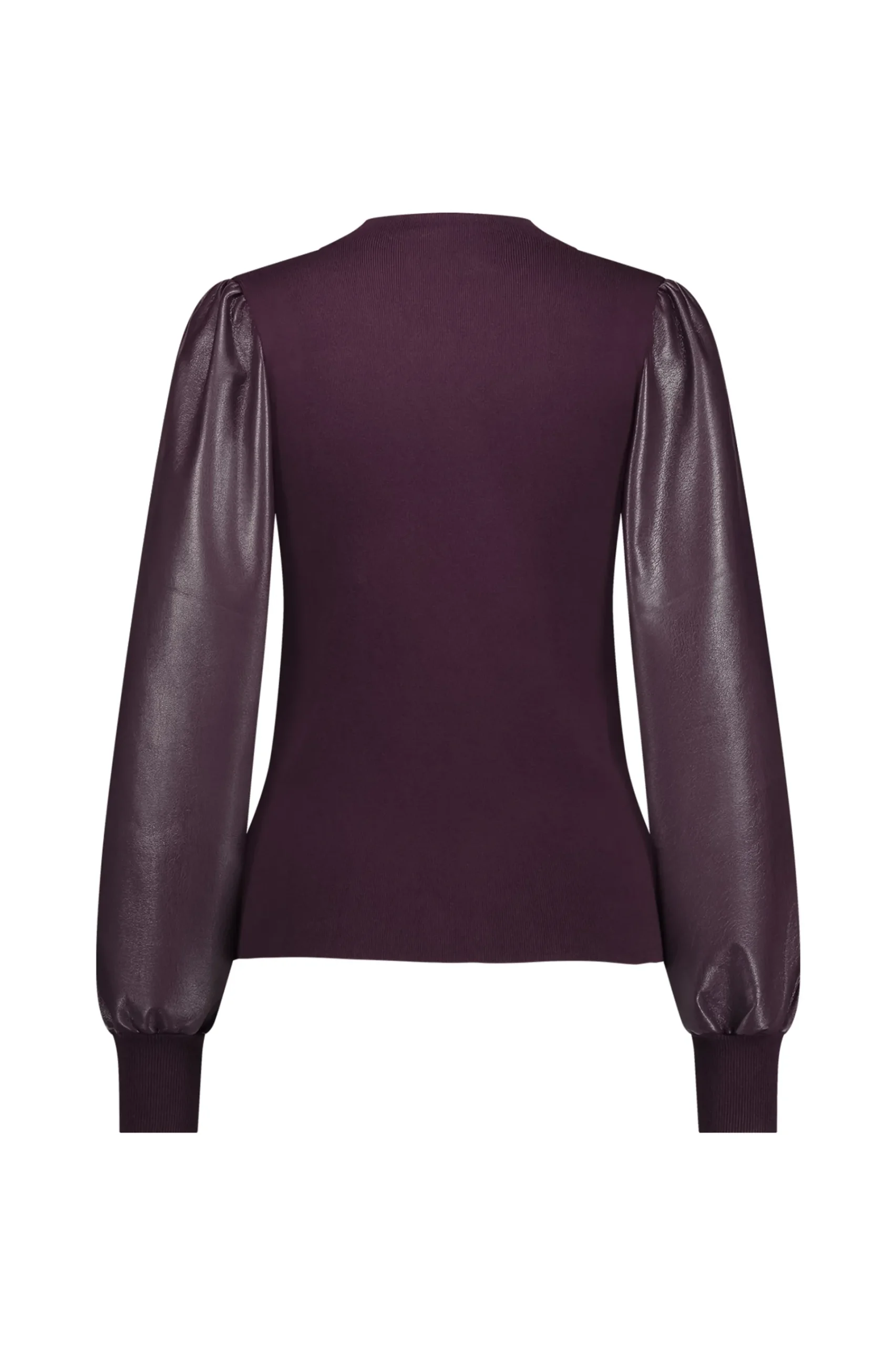 Studio Anneloes Noortje faux leather pullover -