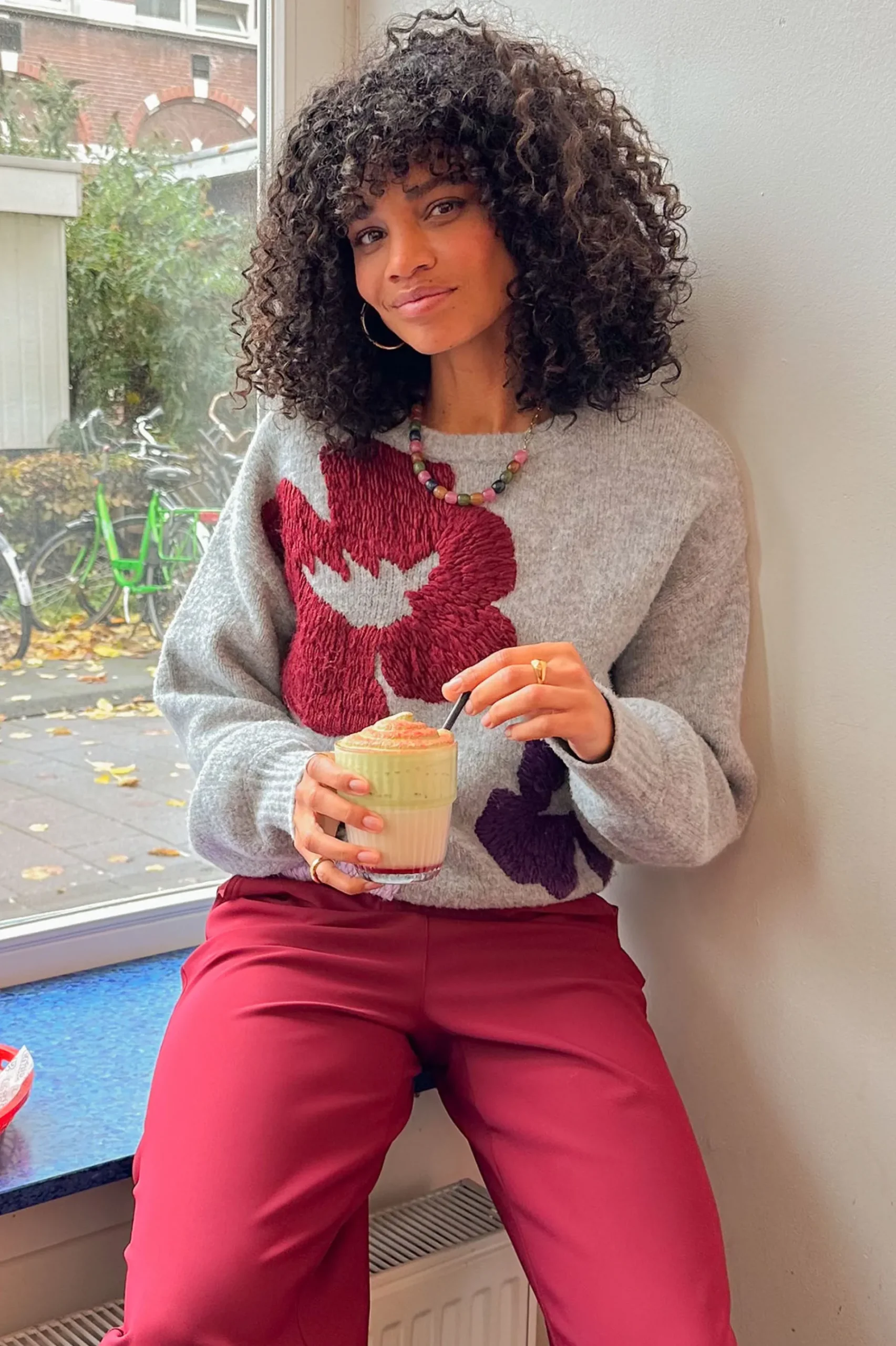 Studio Anneloes Nour flower pullover -