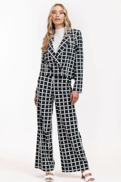 Studio Anneloes Ocean squares blazer -