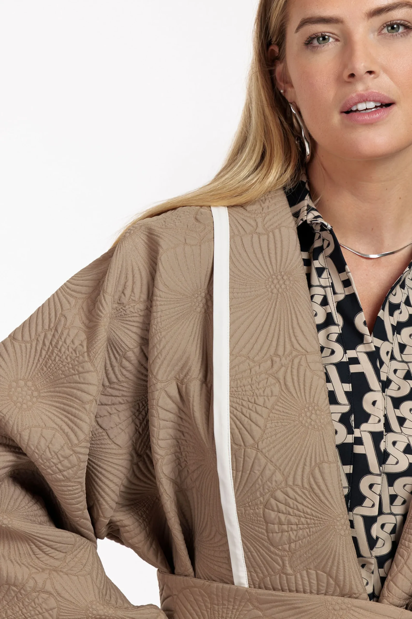 Studio Anneloes Oralee flower jacquard jacket -