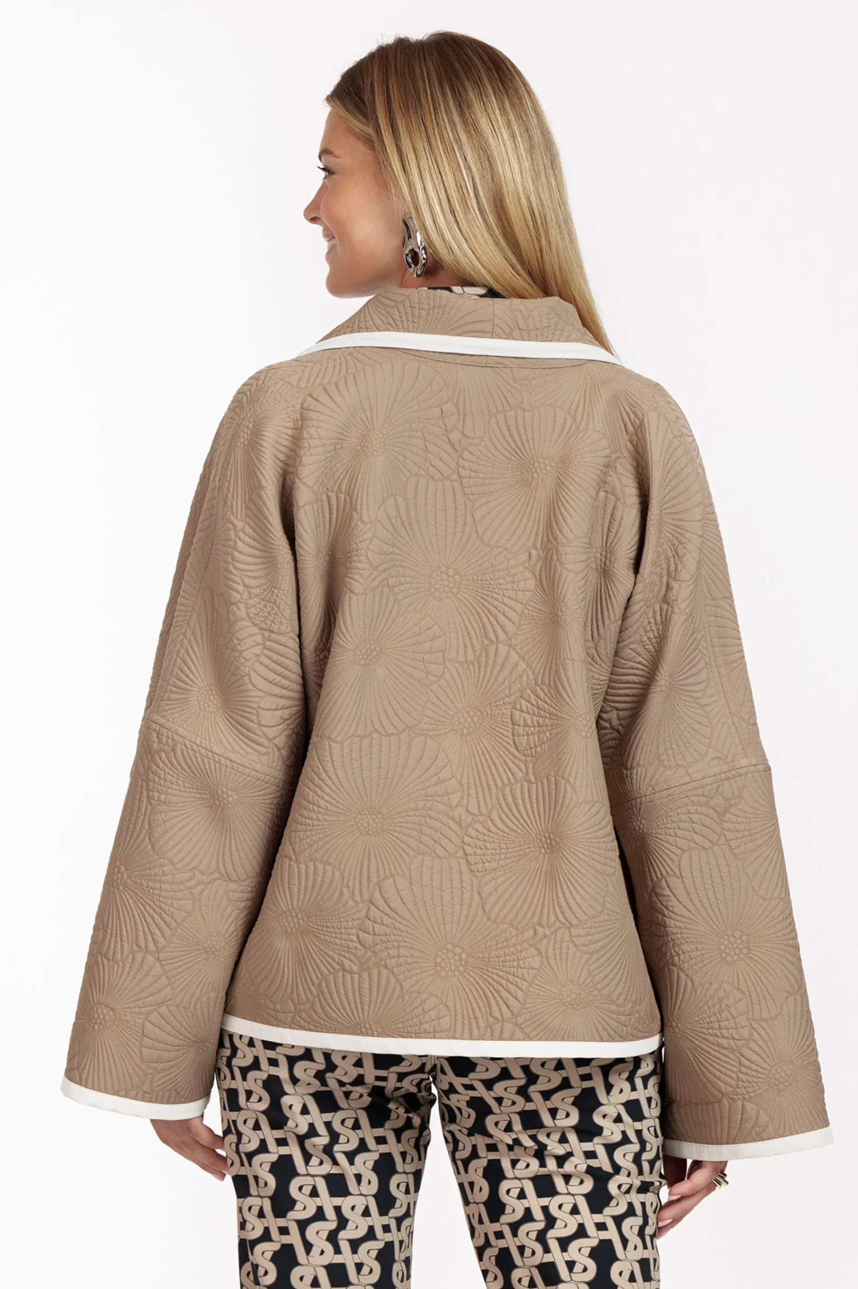 Studio Anneloes Oralee flower jacquard jacket -