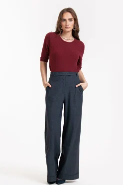 Studio Anneloes Ozzie woven look trousers -
