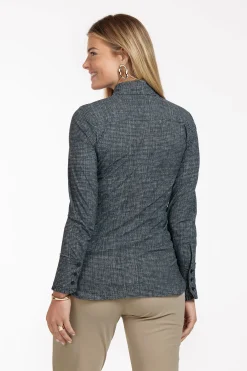 Studio Anneloes Polly tweed blouse -