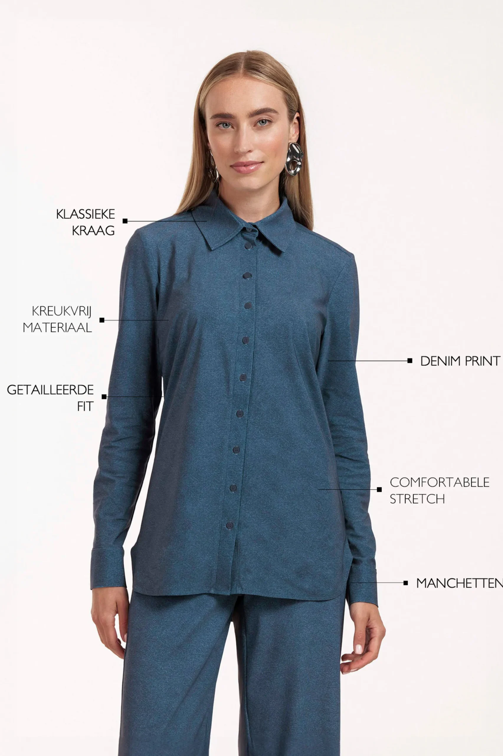 Studio Anneloes Poppy denim blouse -