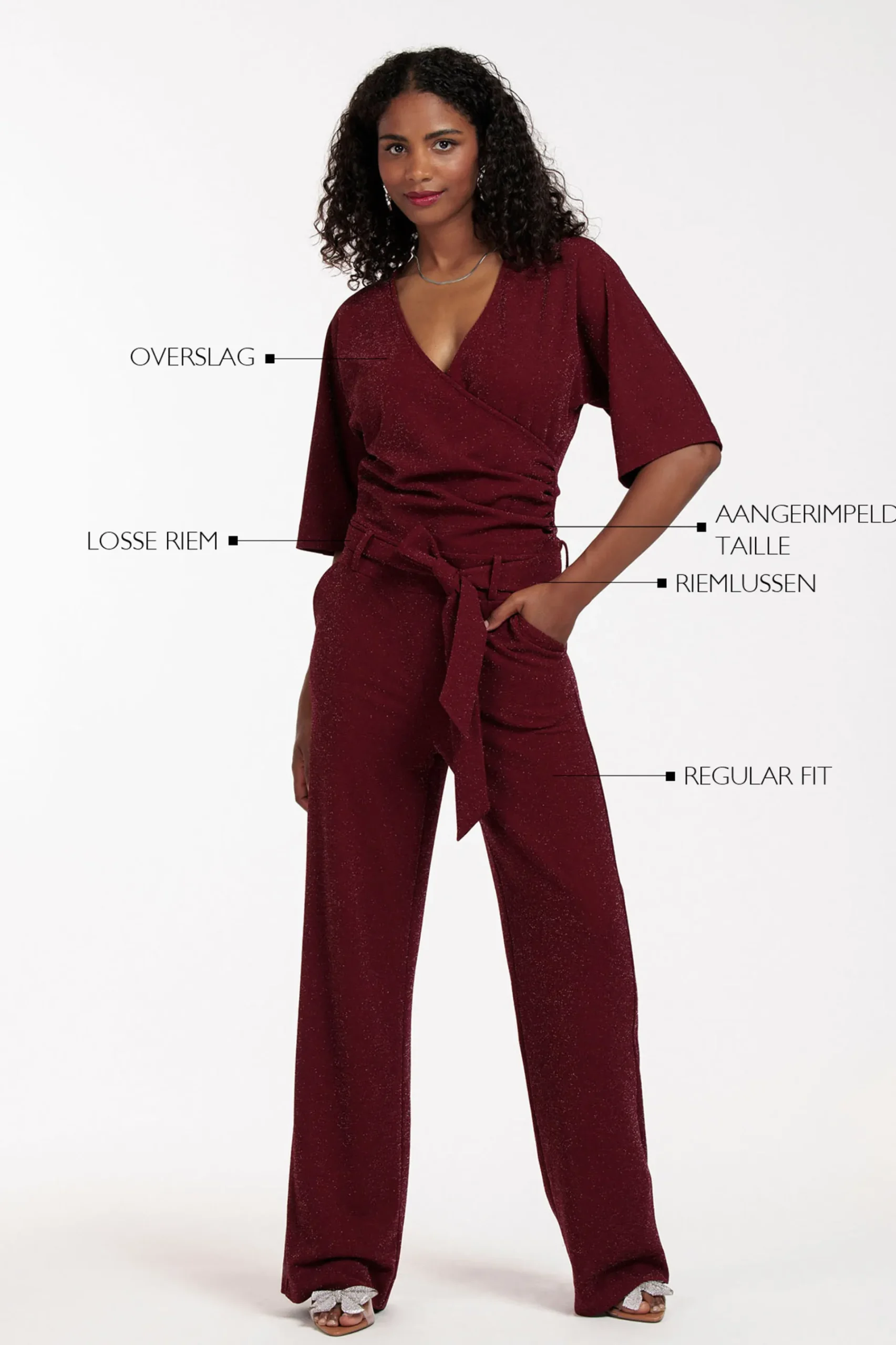 Studio Anneloes Primrose sparkle jumpsuit -