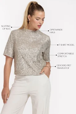 Studio Anneloes Princess sequins top -