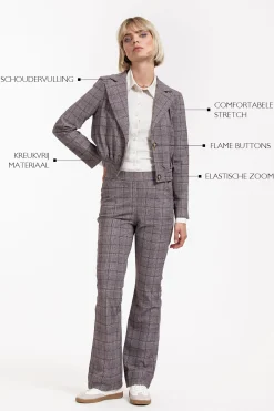 Studio Anneloes Ruby check jacket -