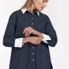 Studio Anneloes Sammie poplin stripe blouse -