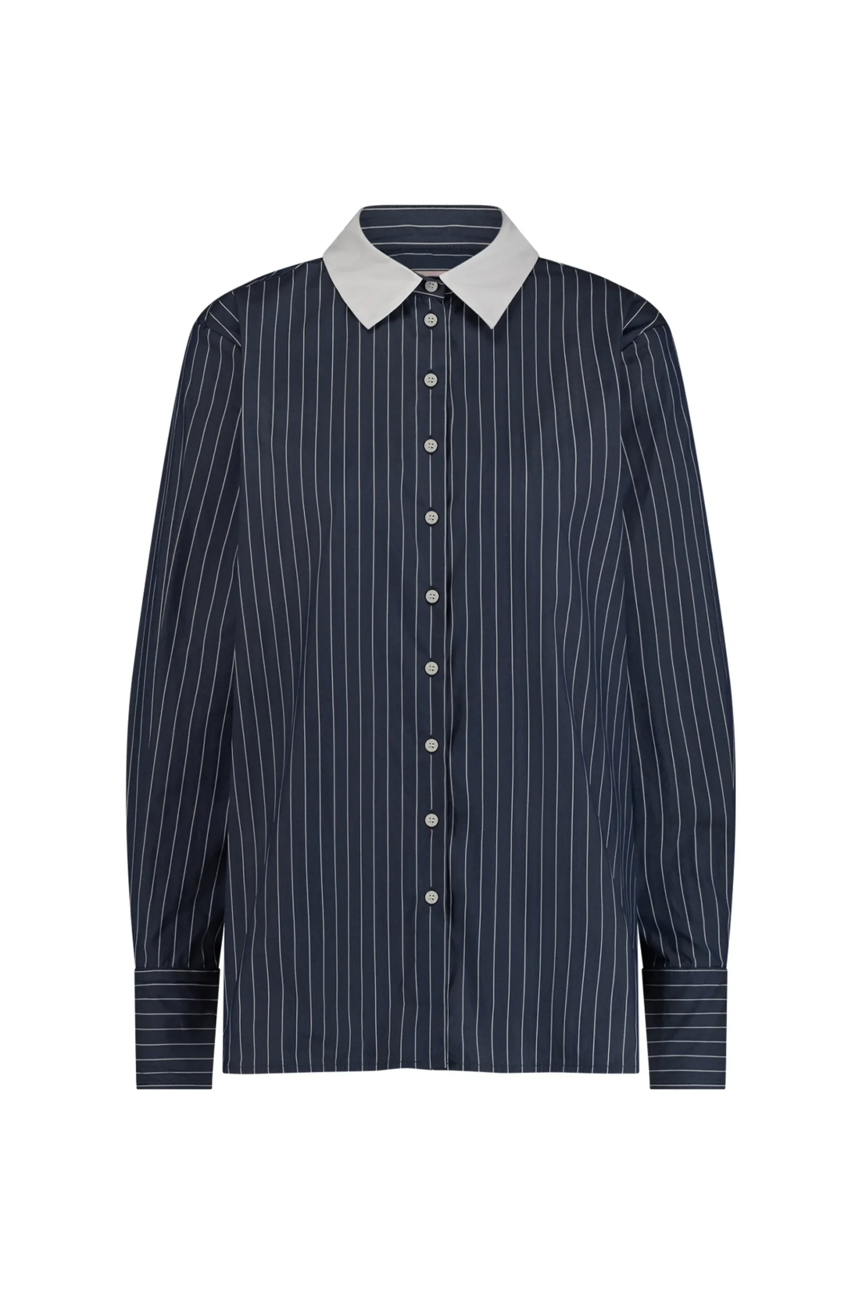 Studio Anneloes Sammie poplin stripe blouse -