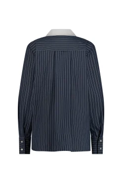 Studio Anneloes Sammie poplin stripe blouse -