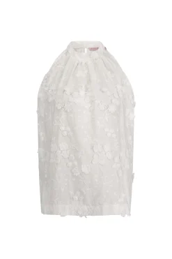Studio Anneloes Sara fringe embroidery top -