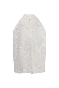 Studio Anneloes Sara fringe embroidery top -