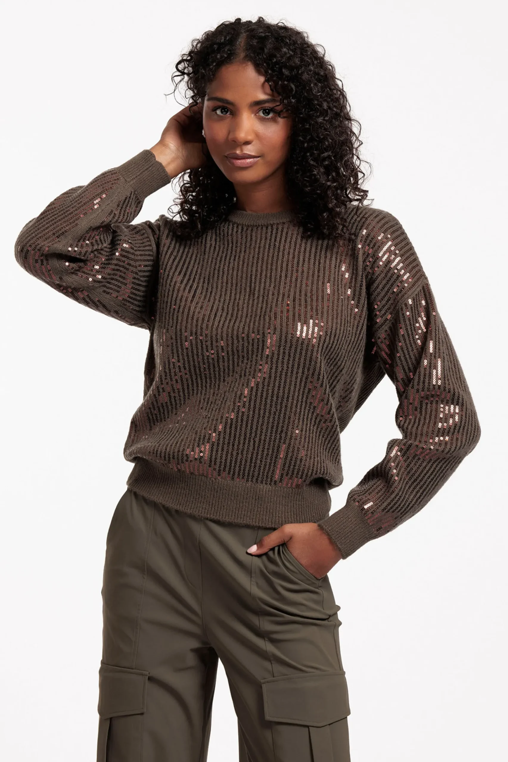 Studio Anneloes Shelby sequins pullover -