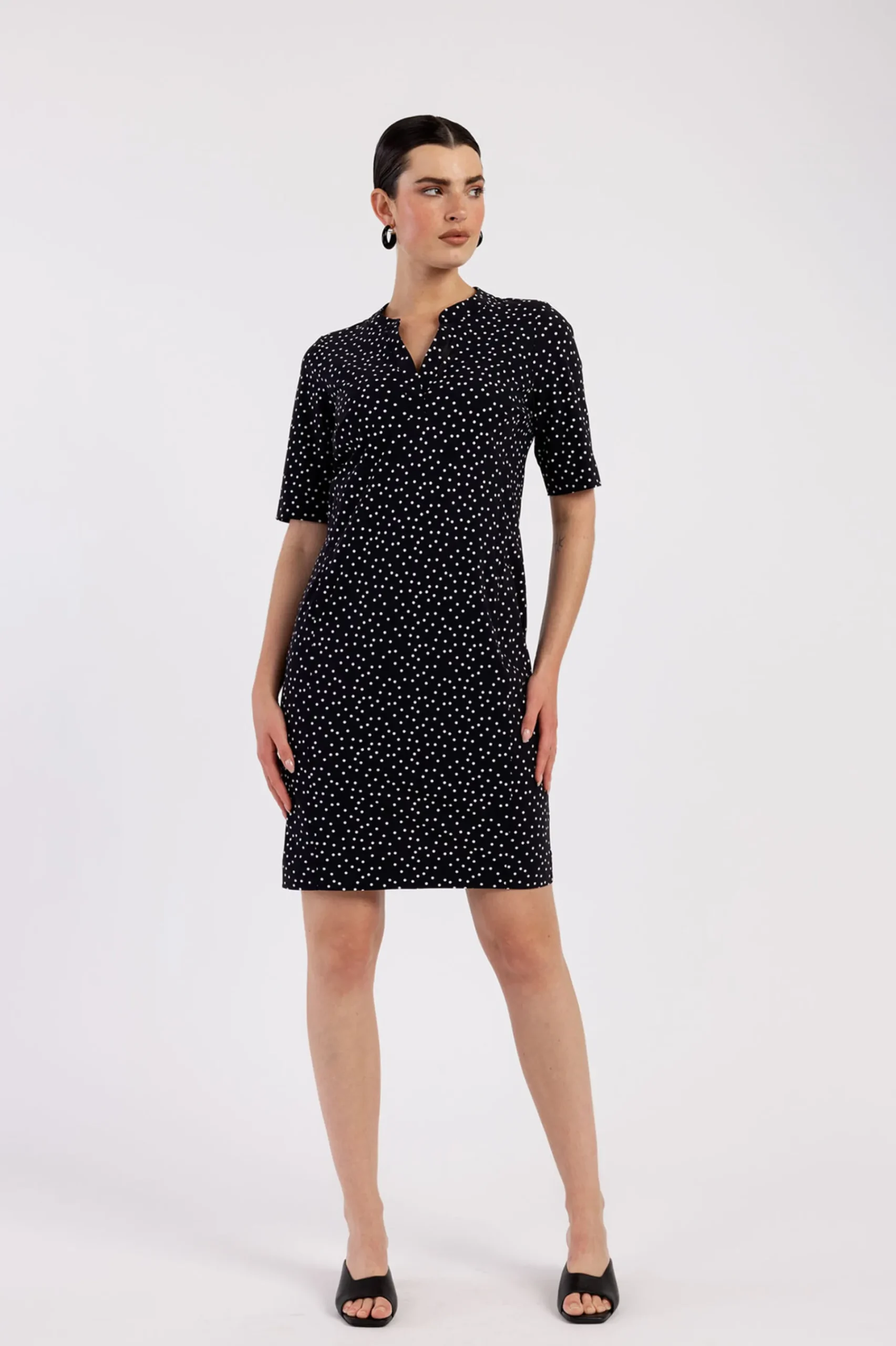 Studio Anneloes Simplicity irr dot dress -