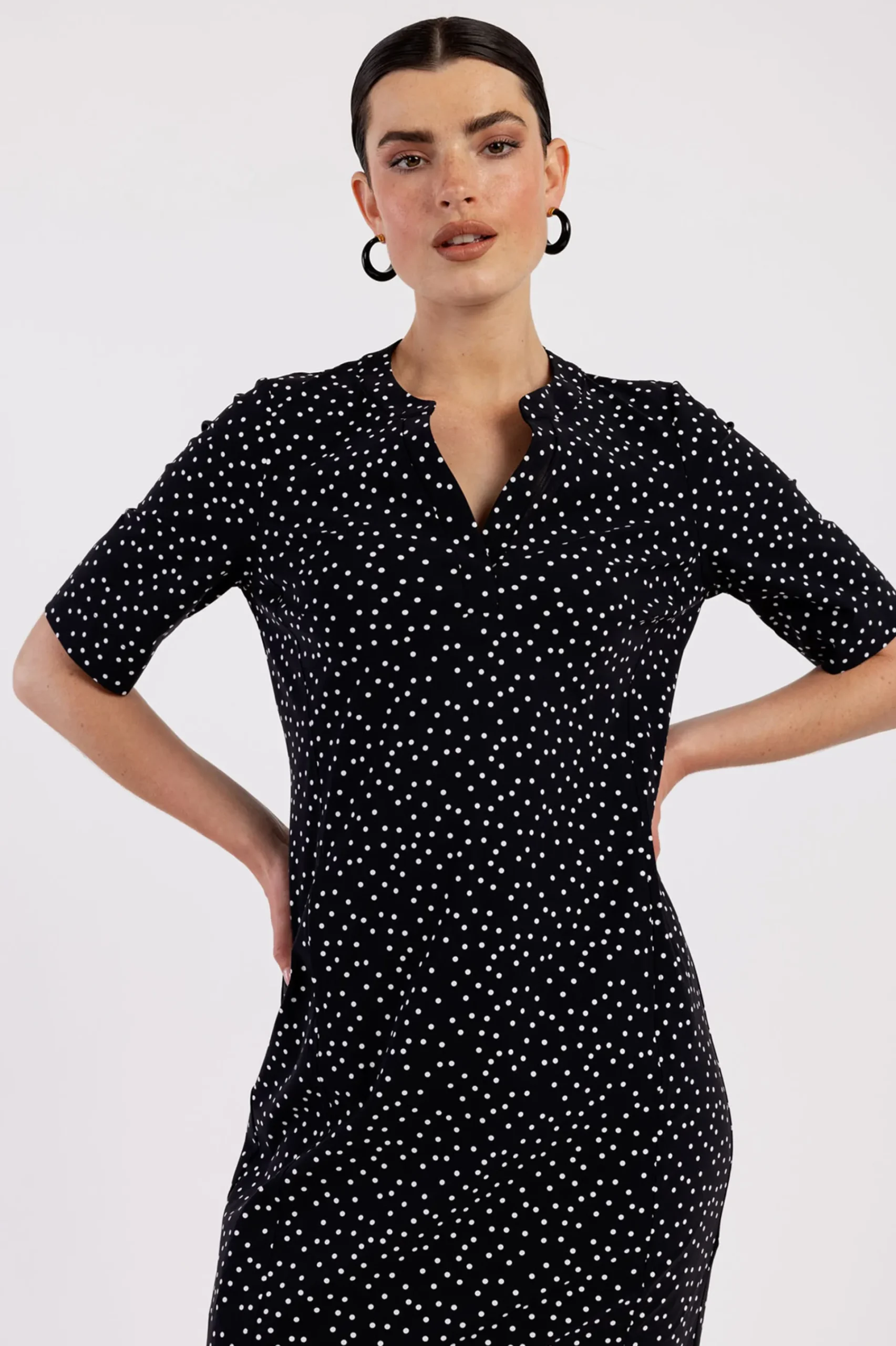 Studio Anneloes Simplicity irr dot dress -