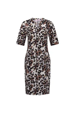 Studio Anneloes Simplicity leopard dress -