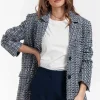 Studio Anneloes Sofie tweed blazer -