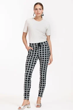 Studio Anneloes Stairdown squares trousers -