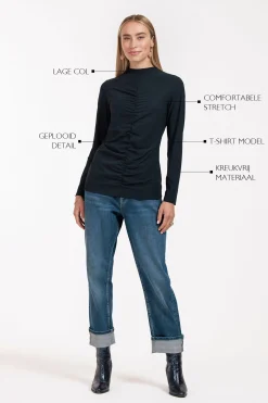 Studio Anneloes Stephana wrinkle top -