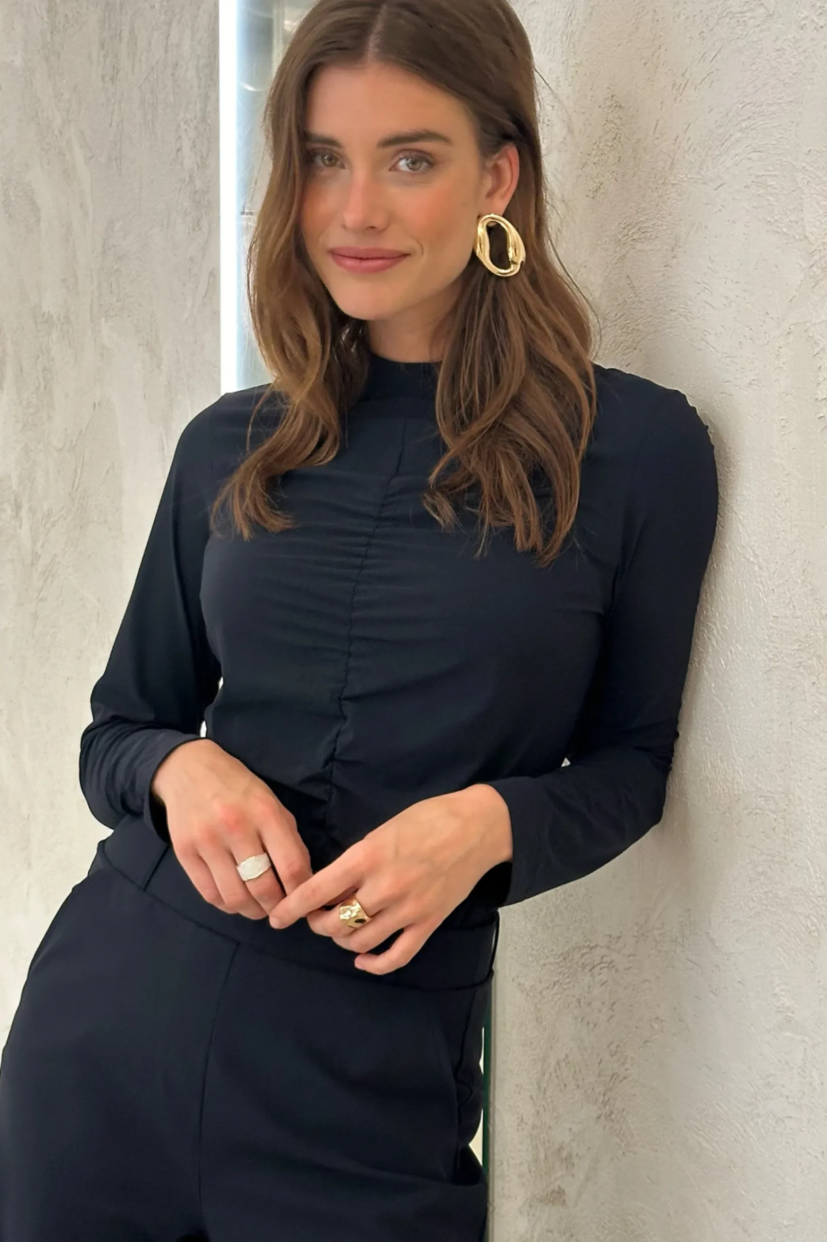 Studio Anneloes Stephana wrinkle top -