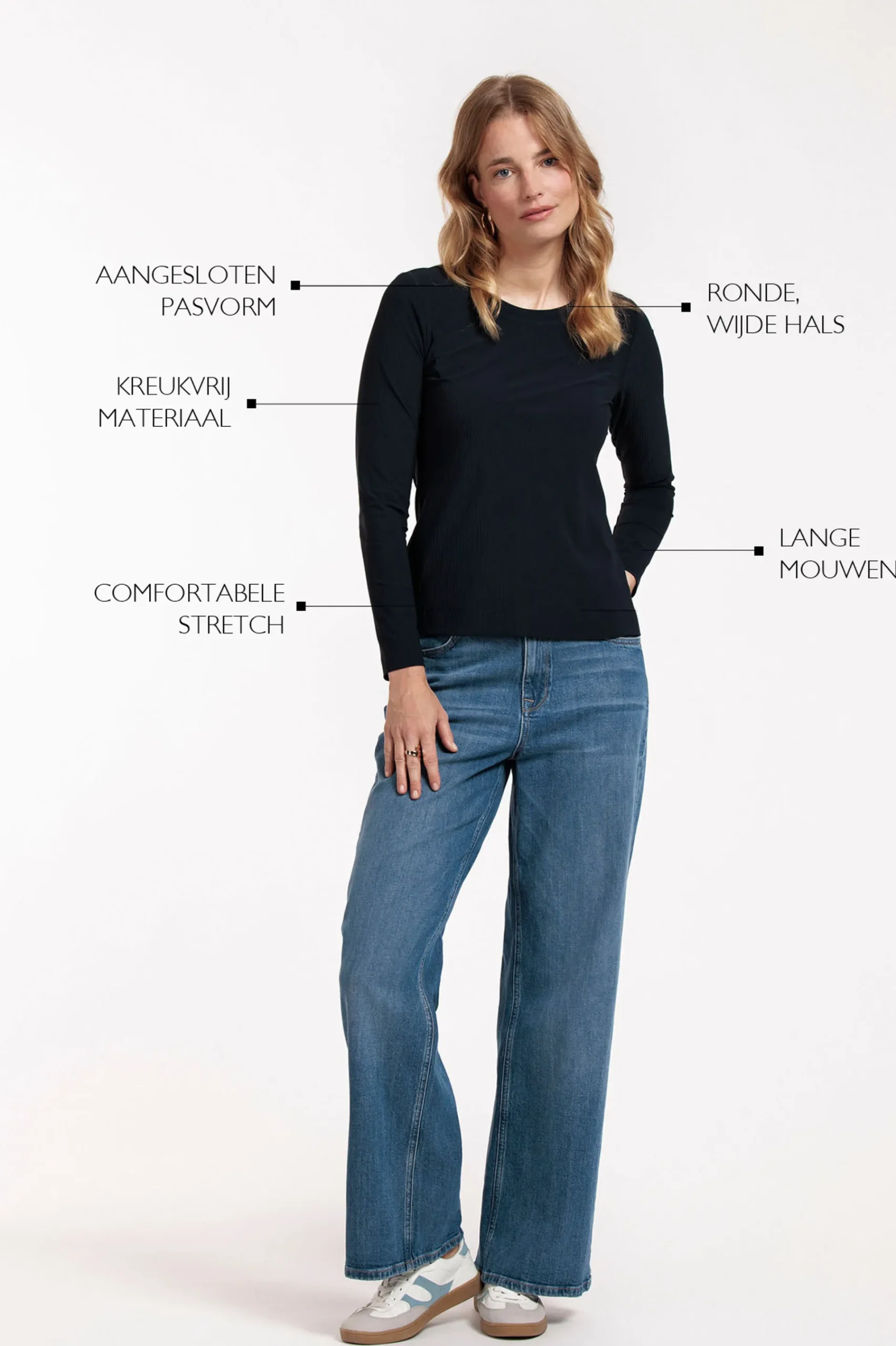 Studio Anneloes Travel rib Tee ls -