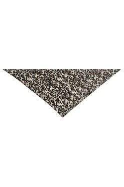 Studio Anneloes Triangle leopard crepe scarf -