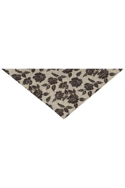 Studio Anneloes Triangle leopard crepe scarf -