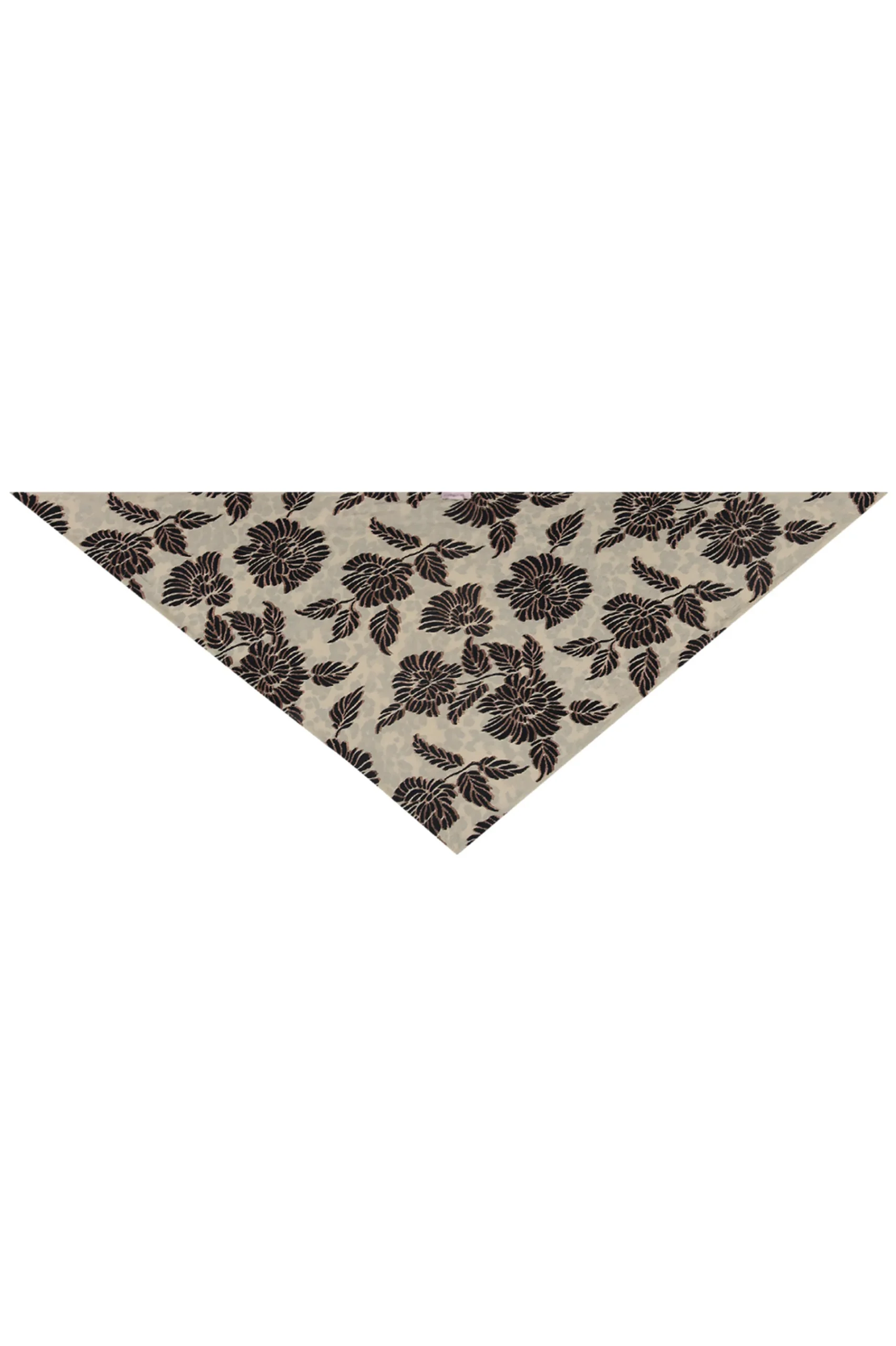 Studio Anneloes Triangle leopard crepe scarf -