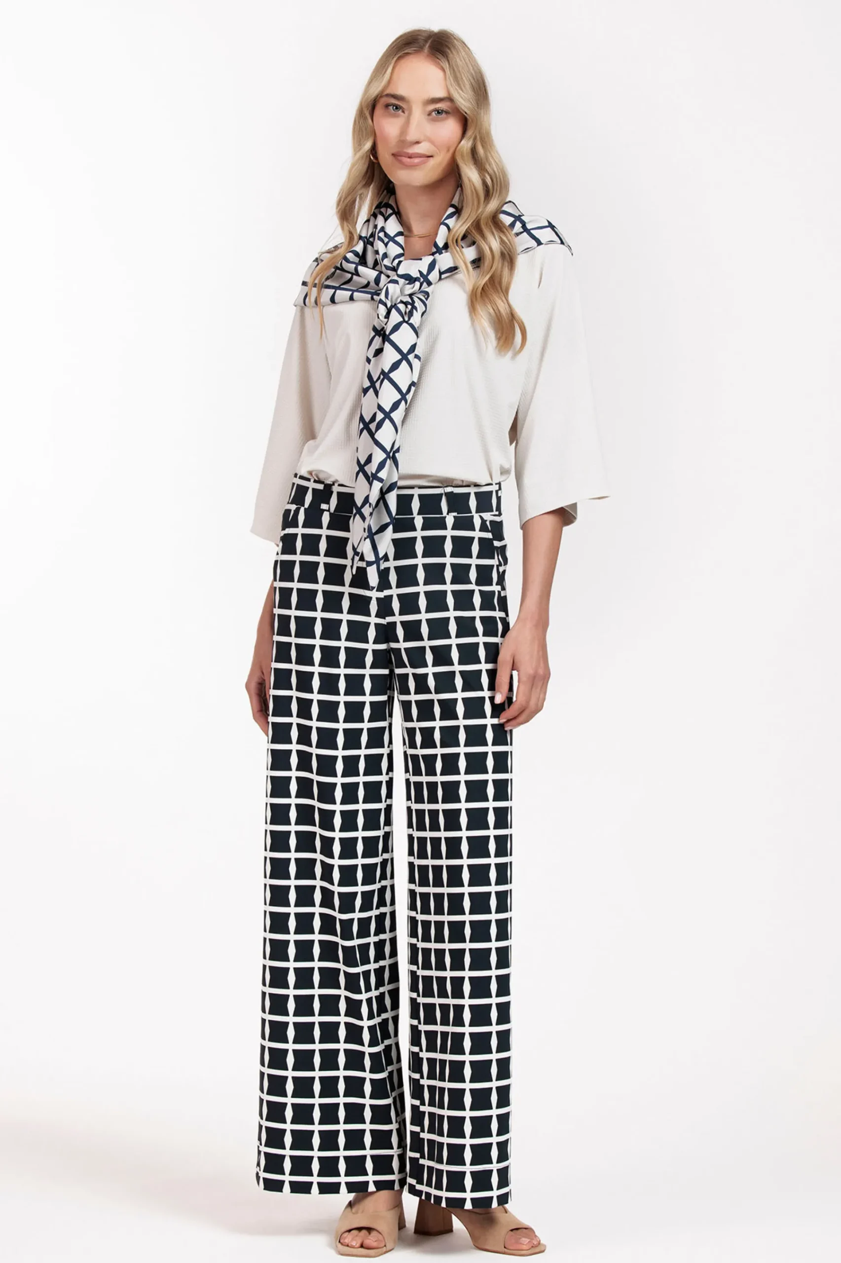 Studio Anneloes Triangle squares scarf -