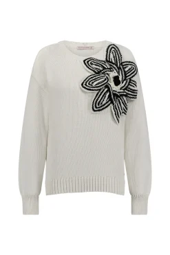Studio Anneloes Valerie chunky flower pullover -
