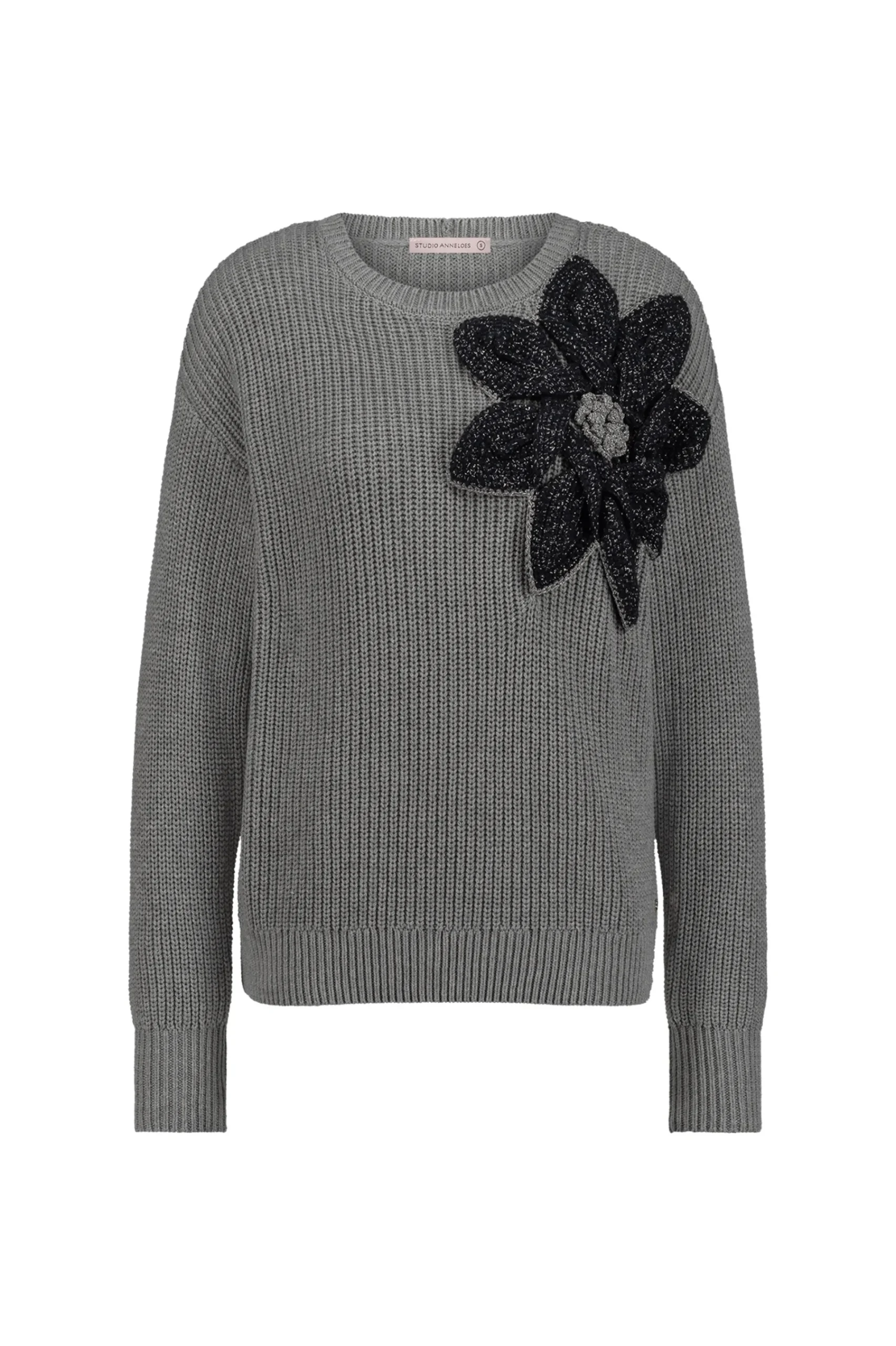 Studio Anneloes Valerie chunky flower pullover -