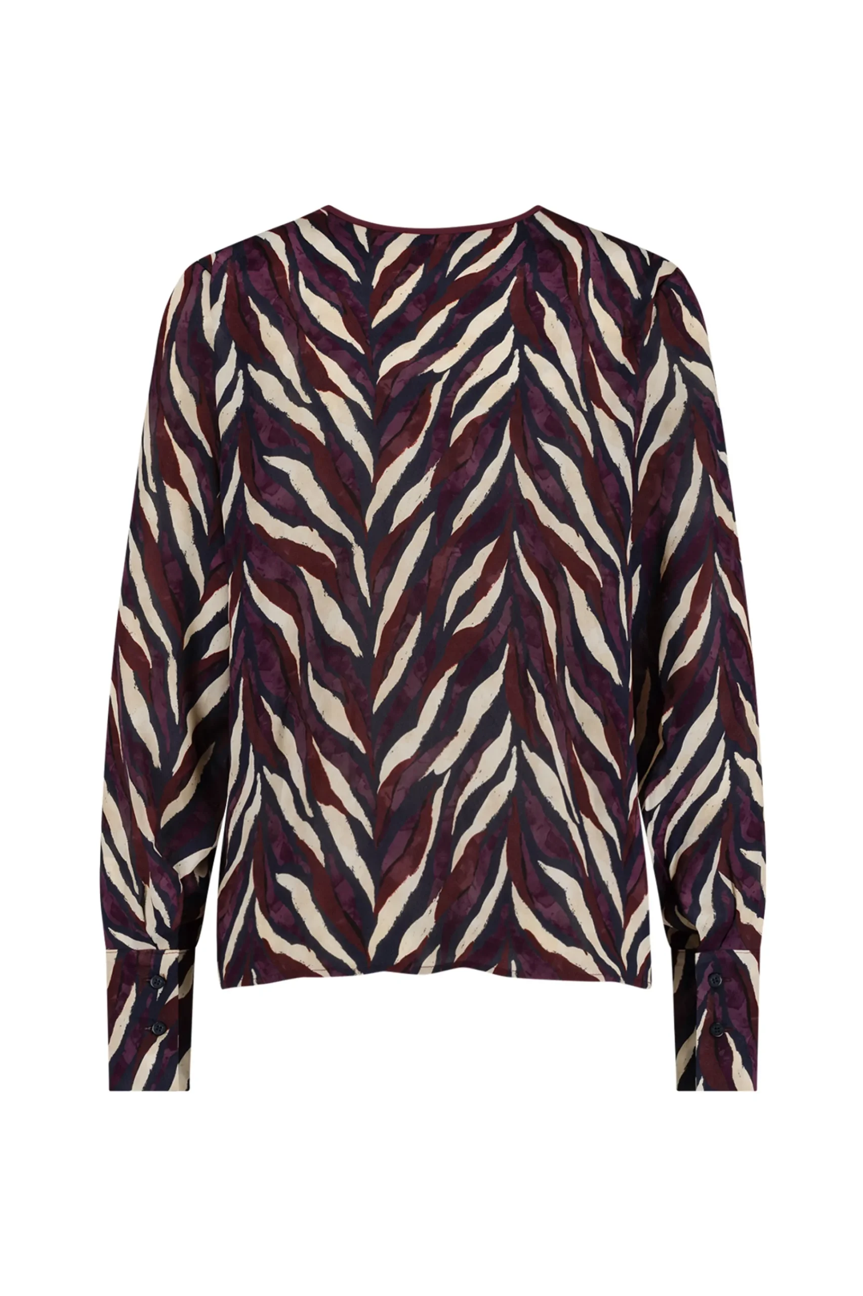 Studio Anneloes Veerle leaves crepe blouse -
