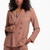 Studio Anneloes Violet pinstripe blazer -