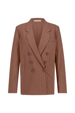 Studio Anneloes Violet pinstripe blazer -