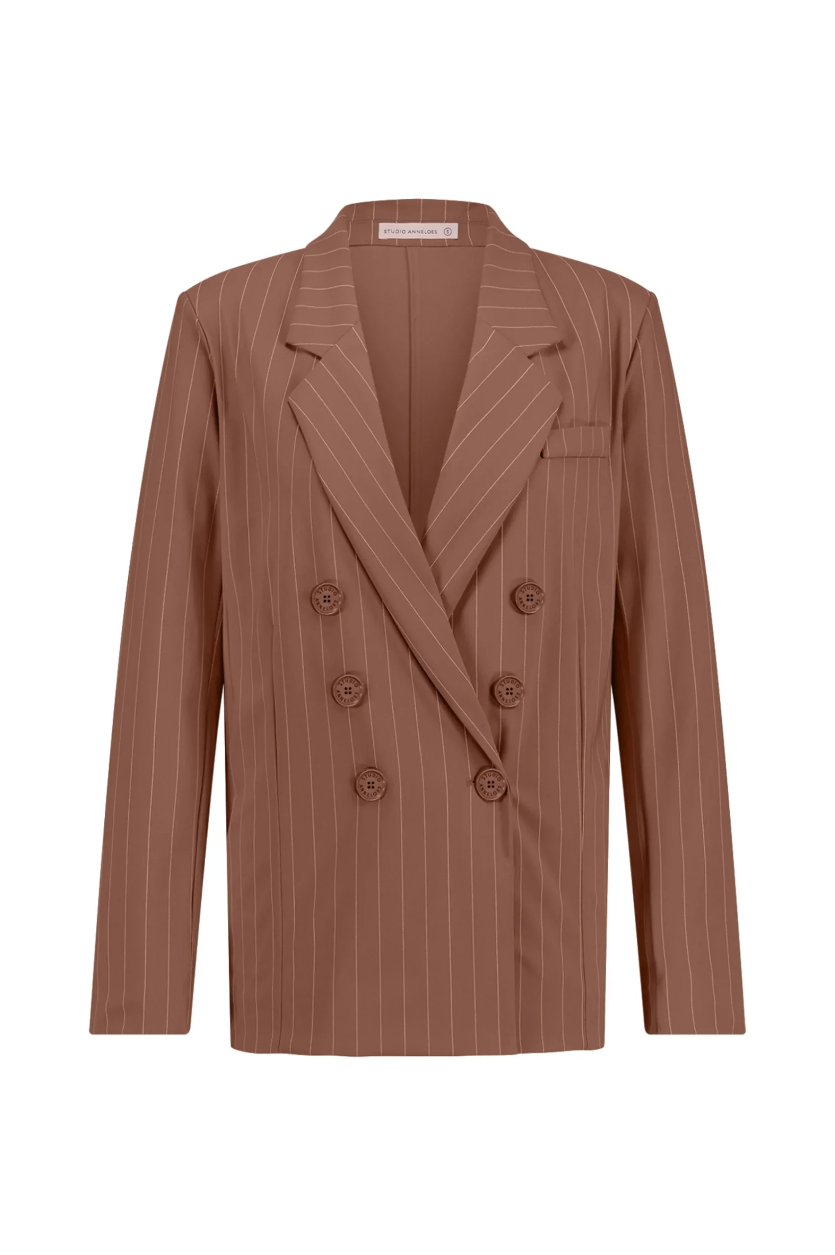 Studio Anneloes Violet pinstripe blazer -