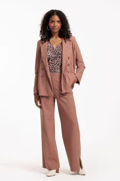 Studio Anneloes Violet pinstripe blazer -