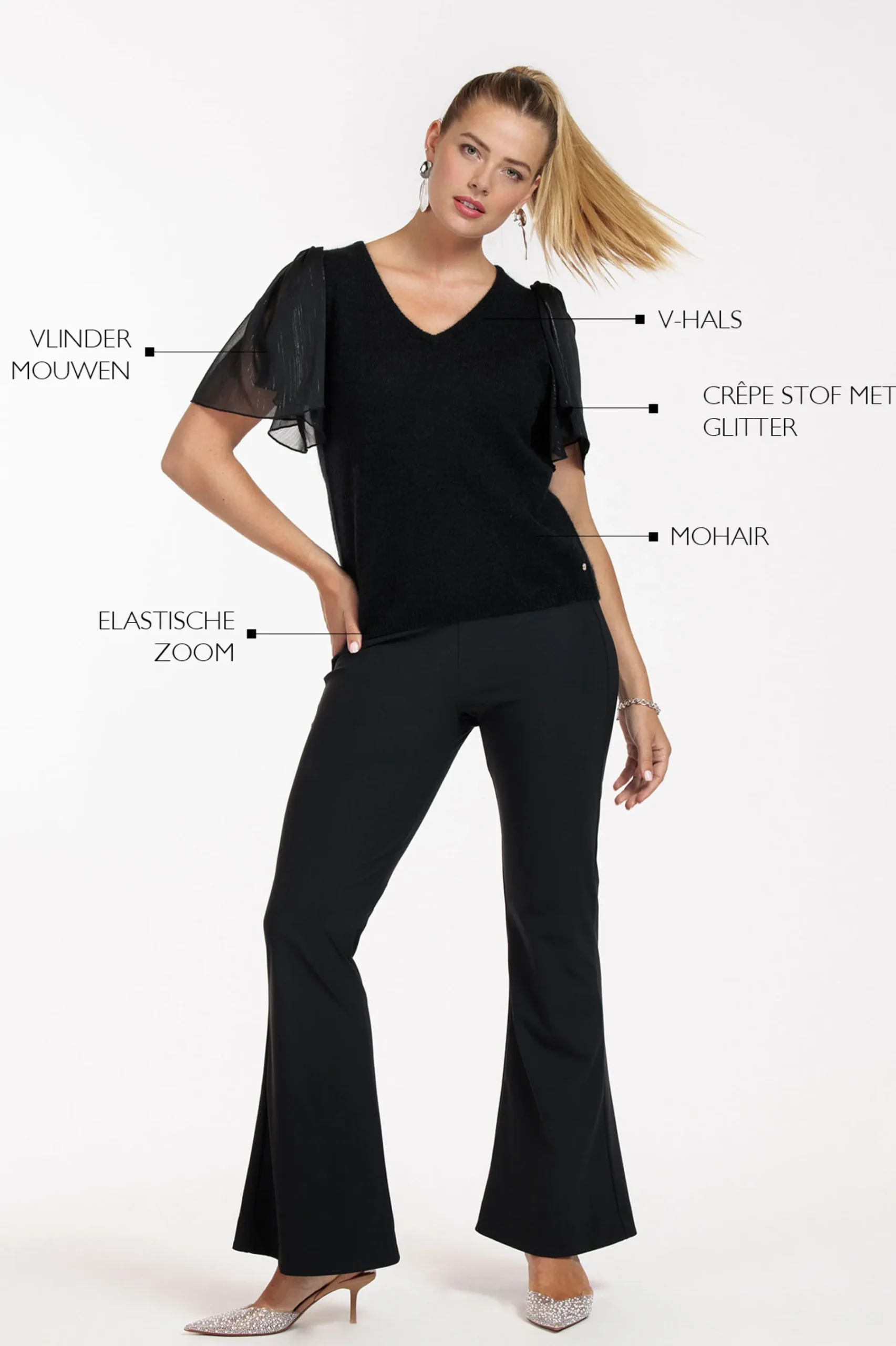 Studio Anneloes Vlinder mohair pullover -