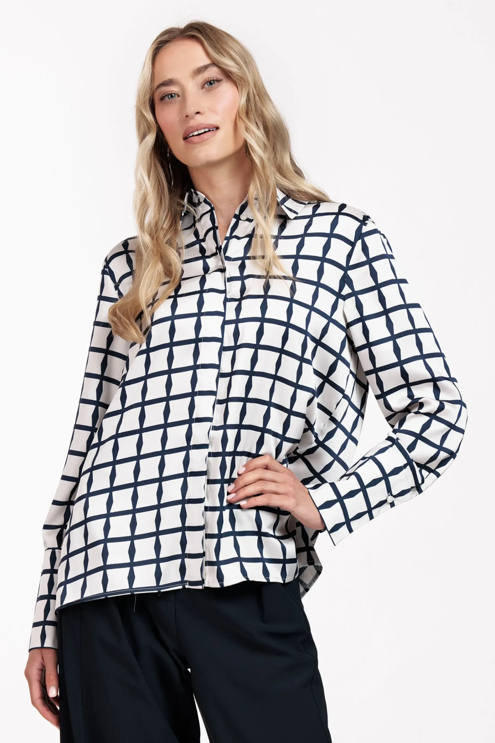 Studio Anneloes Yara squares blouse -